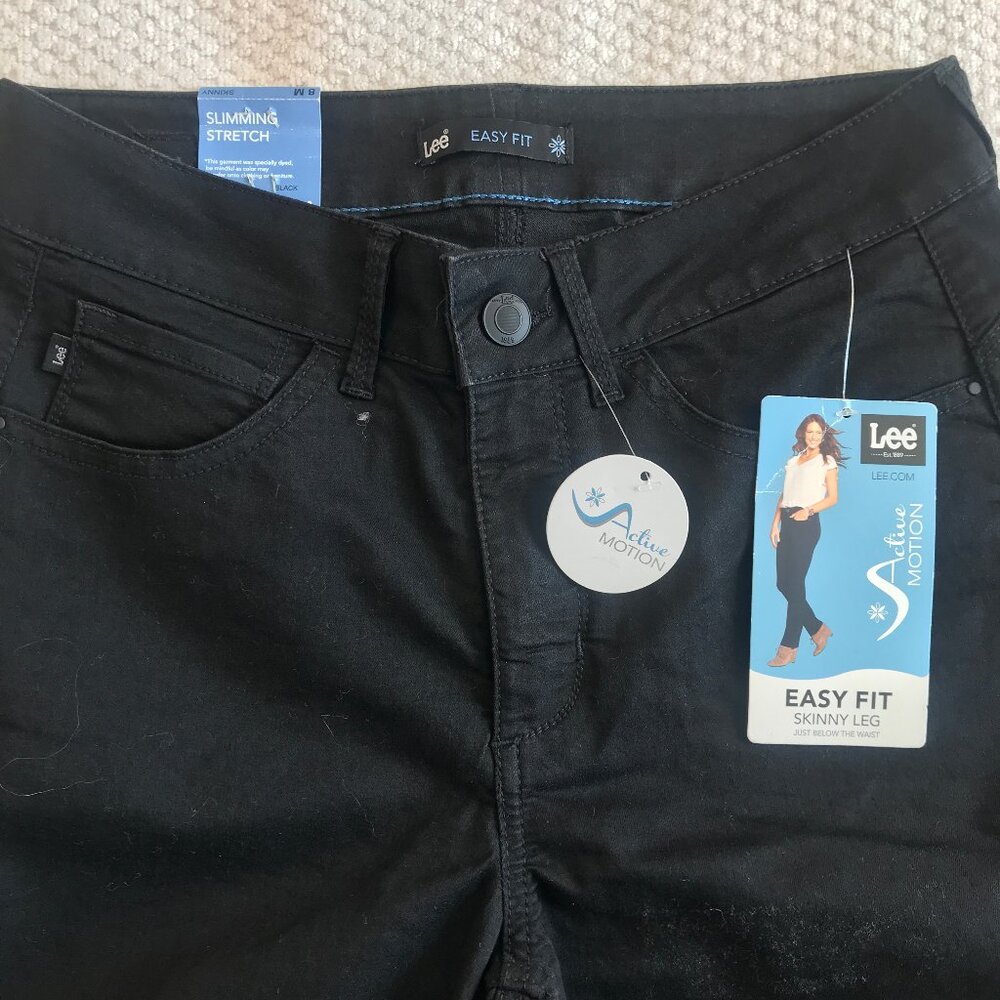 Lee Easy Fit Skinny Leg Black Jeans - Brand New with Tags!